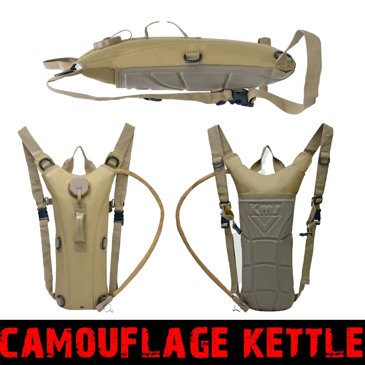 Mochila de hidratación impermeable con vejiga de agua – Senderismo - imagen 2