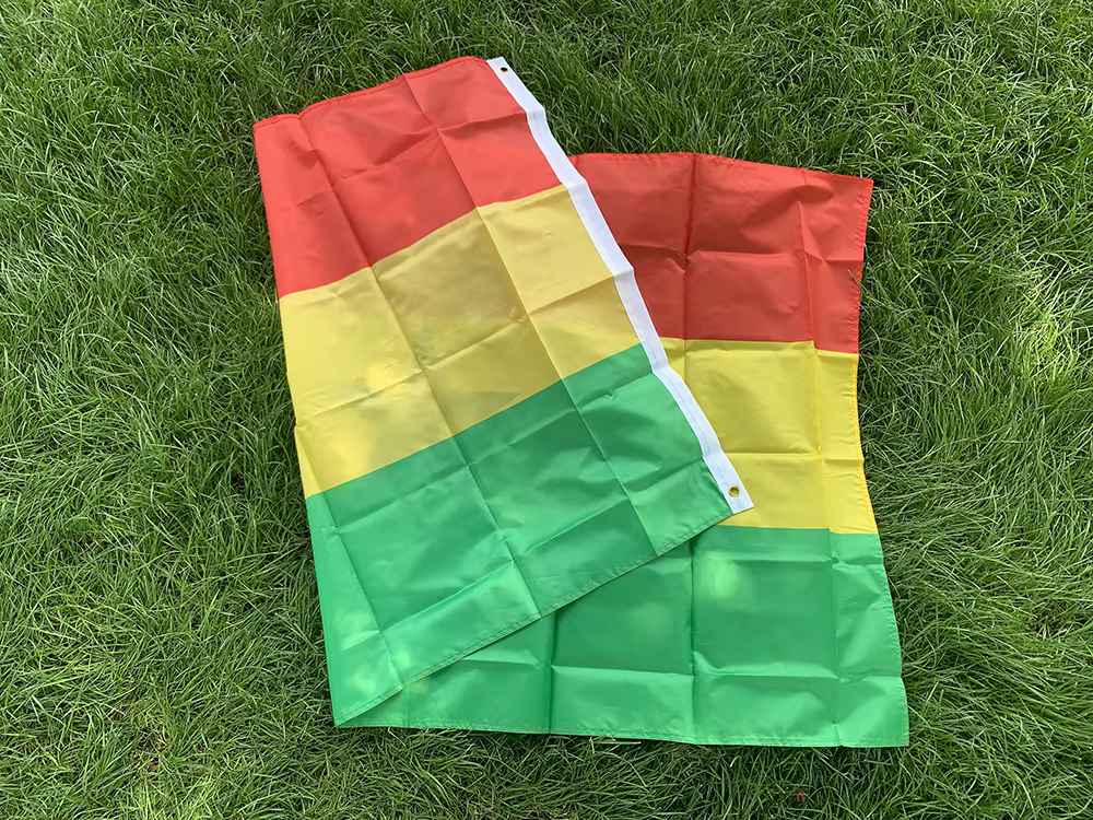 Bandera Ghana poliéster impresa doble cara – Alta calidad exterior - imagen 5