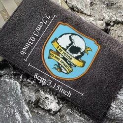 Parche táctico moral con estampado, gancho y bucle para ropa