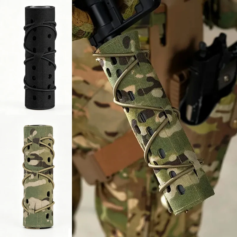 Funda táctica de nailon para silenciador, protectora robusta - imagen 3