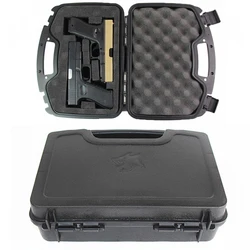 Caja fuerte rígida para pistolas – Impermeable con espuma y cerradura
