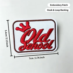 Parche táctico bordado motociclista vintage – Velcro