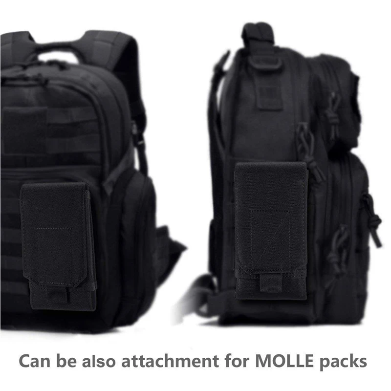Funda táctica MOLLE resistente para teléfono con presilla de cinturón - imagen 5