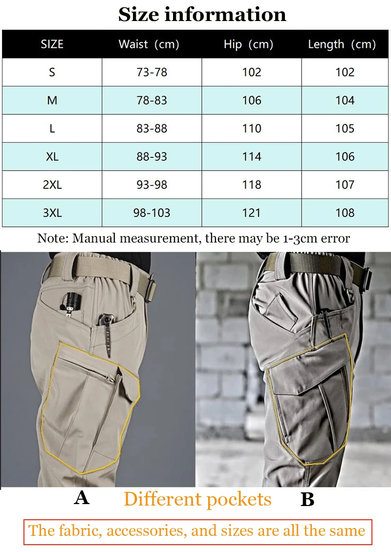 Pantalones tácticos camuflaje