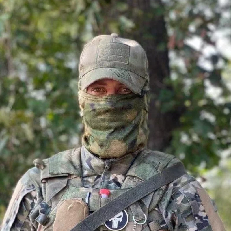 Bufanda táctica camuflada para nieve y bosque