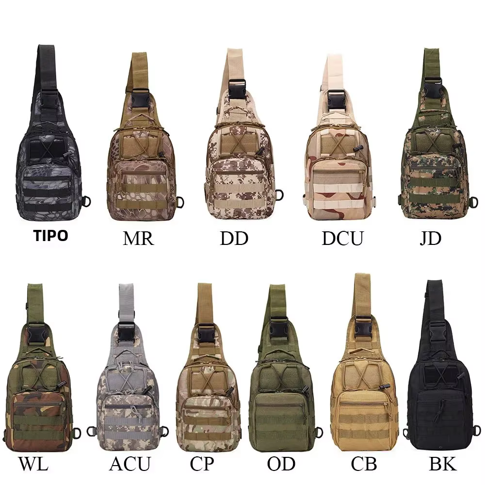 Bolso táctico bandolera de tela Oxford con correa ajustable y EDC - imagen 4