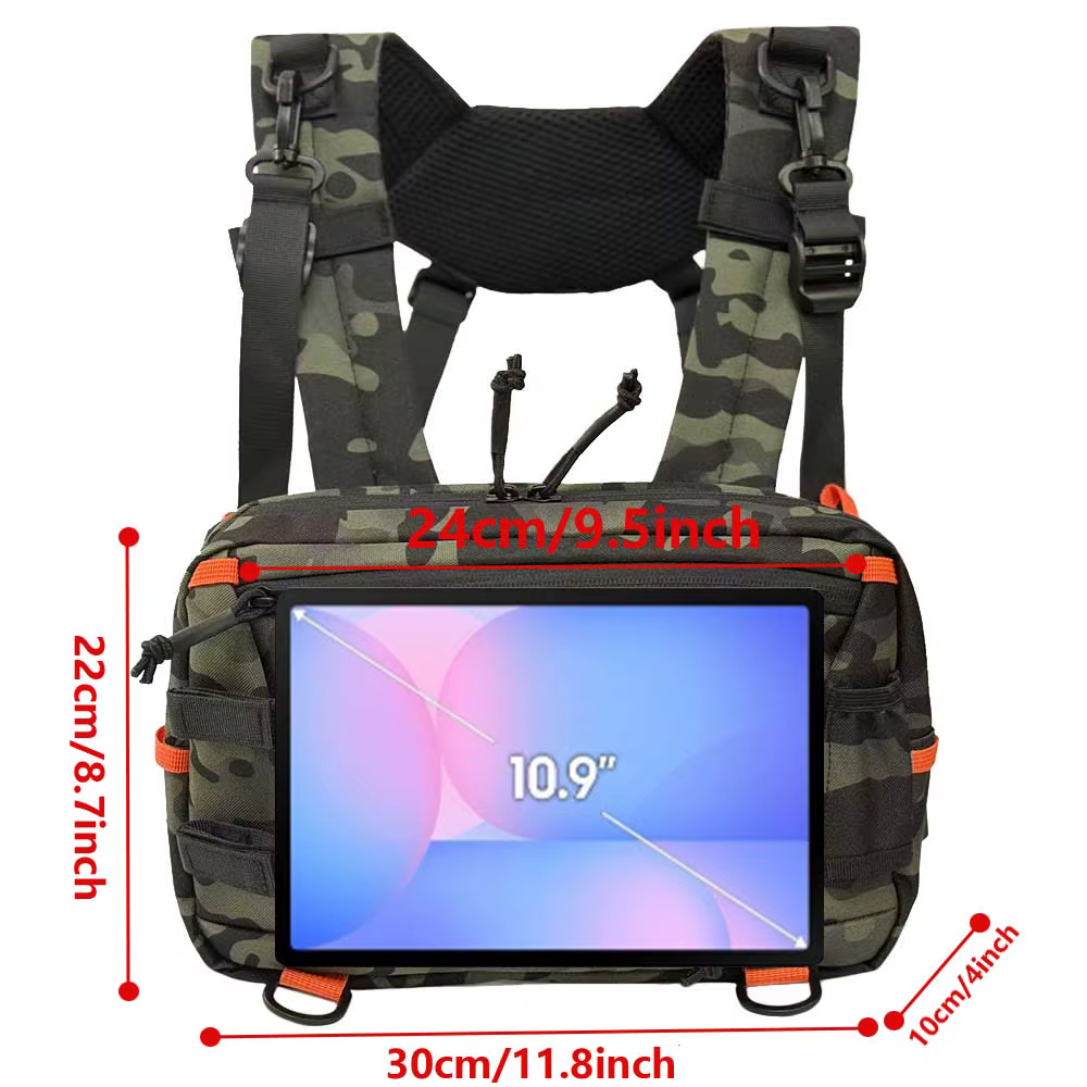 Correas ajustables de la bolsa táctica