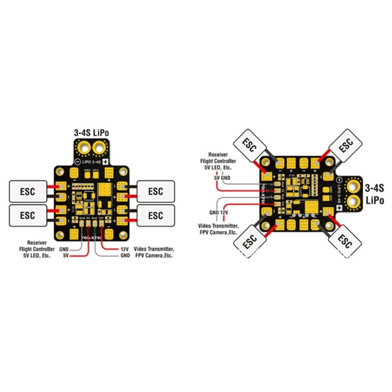 Mini PDB BEC regulado para drone FPV - imagen 3