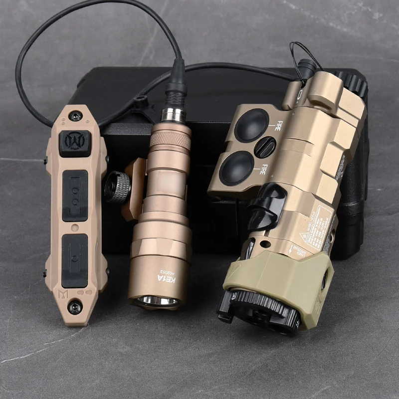 WADSN MAWL-C1 Mejorado Linterna Táctica ARMA CNC con Láser IR Multicolor - imagen 5