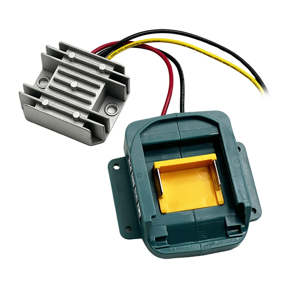 Detalle del adaptador para conversión DC 18V→12V
