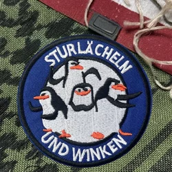 STURLACHELN UND WINKEN Parche táctico bordado adhesivo con velcro