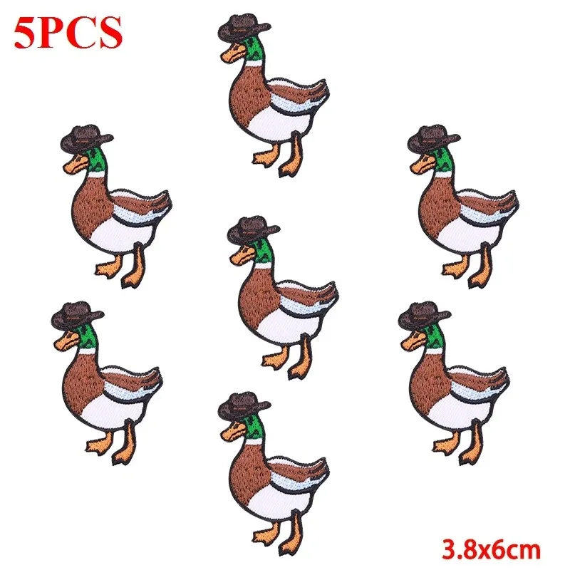 Parches bordados termoadhesivos con diseños de animales para ropa - imagen 2