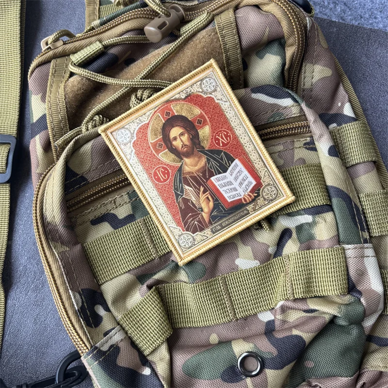 Parche táctico insignia moral estampado para brazalete gancho y bucle