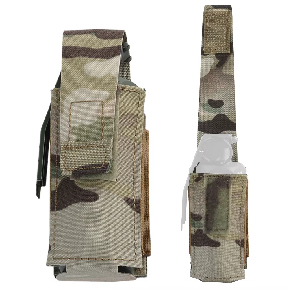 Bolsa MOLLE táctica para cargadores y granadas – Soporte EDC