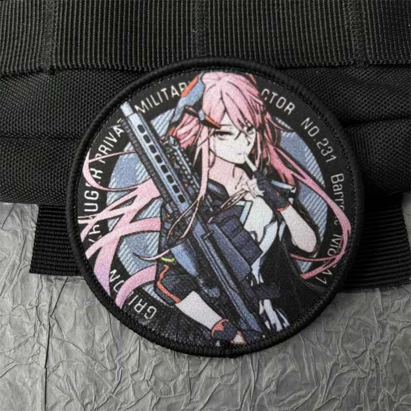 Parche táctico velcro – Brazalete militar anime para mochila
