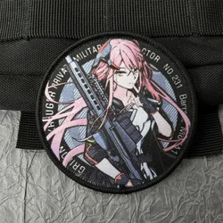 Parche táctico velcro – Brazalete militar anime para mochila