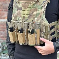 Portacargadores Triple MOLLE Táctico – Carga Rápida 5,56 y 9mm