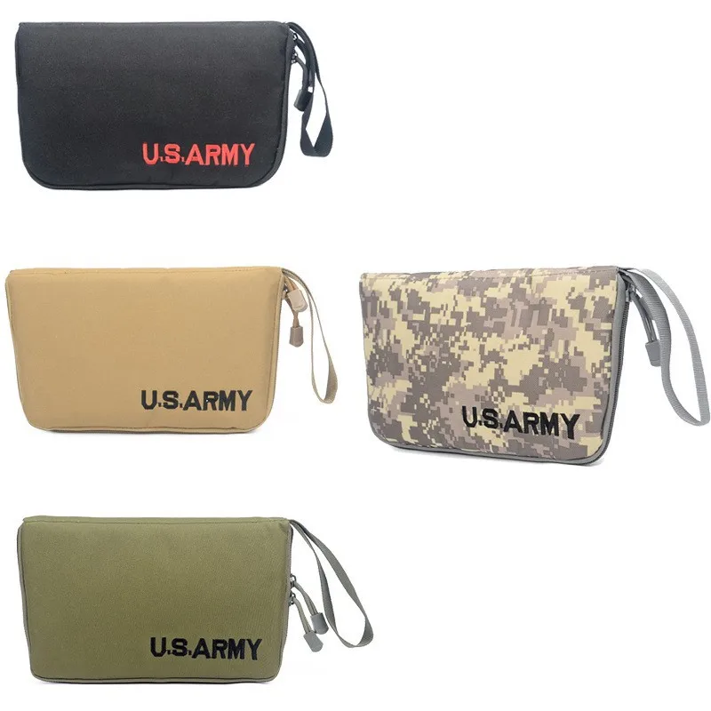 Funda táctica de nylon con diseño tipo holster y compartimento interno