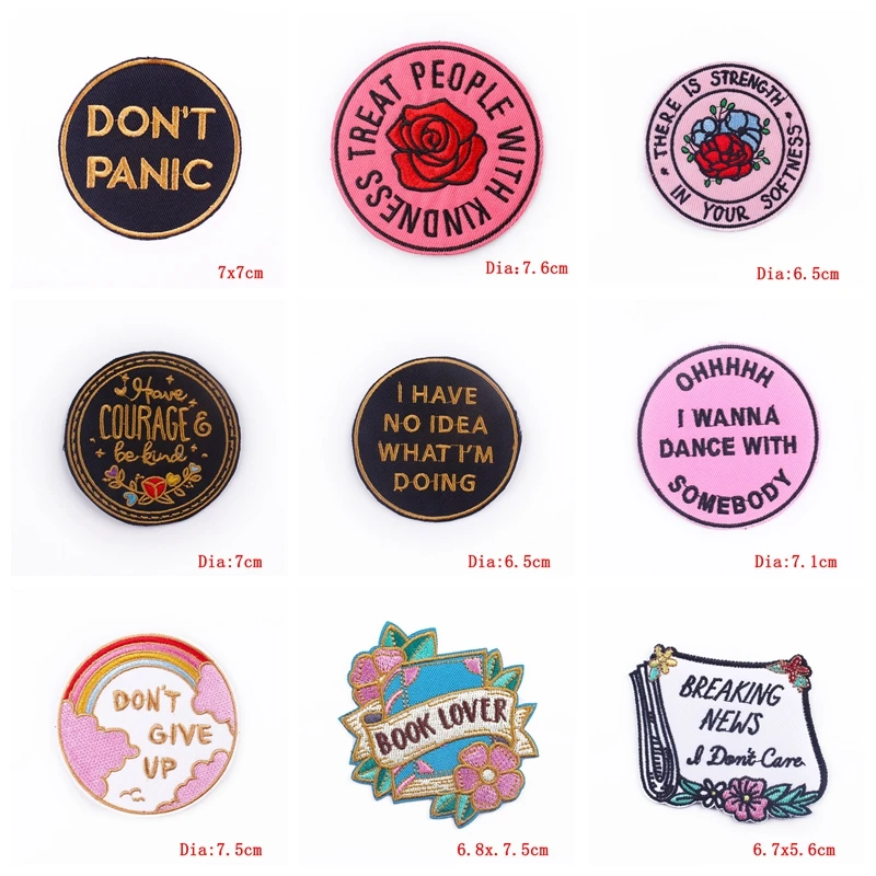 Parche termoadhesivo letras bordadas para coser o planchar - imagen 5