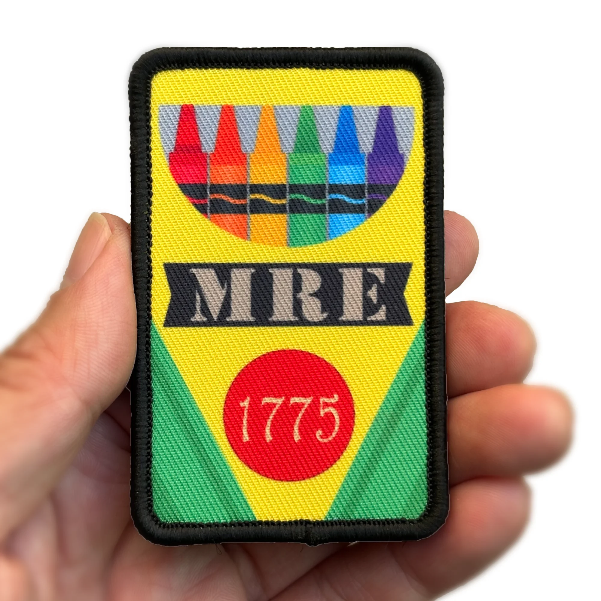 Parche Morale Crayon Eaters USMC – Gancho bucle para mochilas - imagen 3