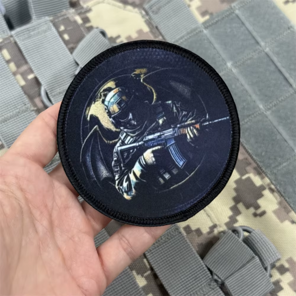 Parche Táctico Reconocimiento Chevron militar con velcro, adhesivo - imagen 2