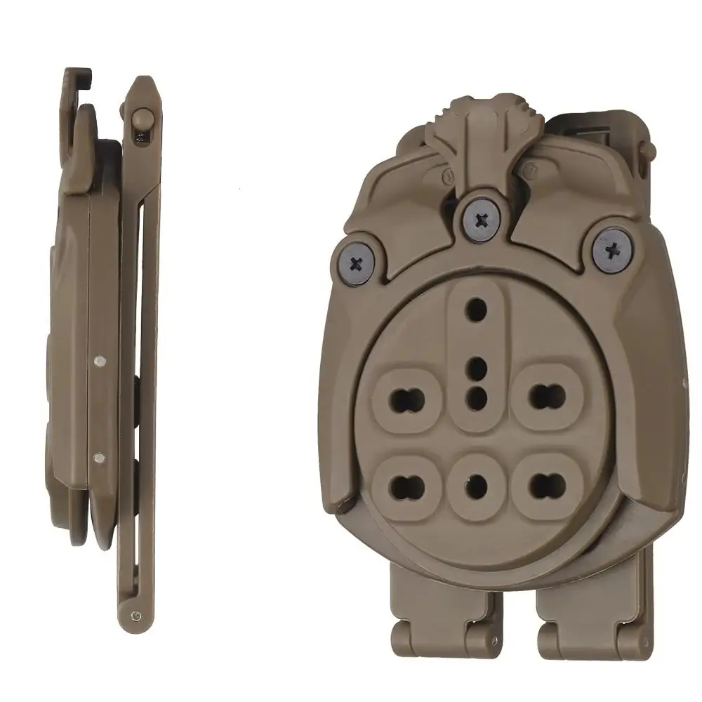 Adaptador base MOLLE desconexión rápida 360° táctica - imagen 5