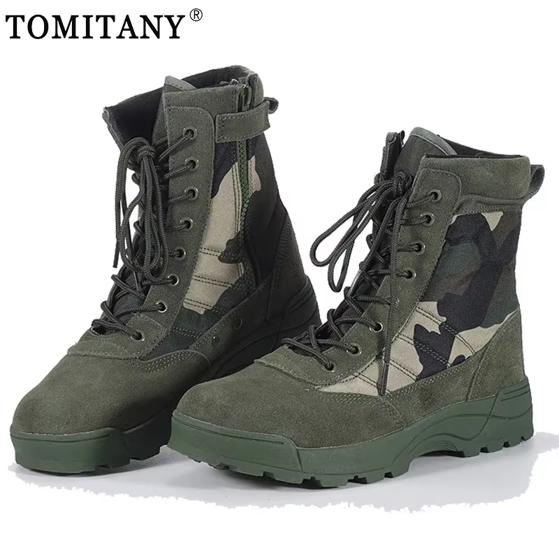 Botas tácticas de combate camuflaje militar – Tallas 36-47 - imagen 4