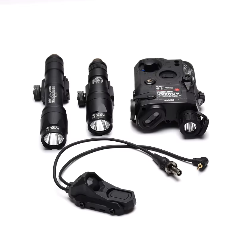 WADSN PEQ15 táctica con láser infrarrojo y control dual AXON