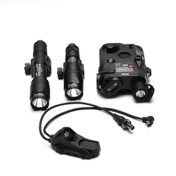 WADSN PEQ15 táctica con láser infrarrojo y control dual AXON