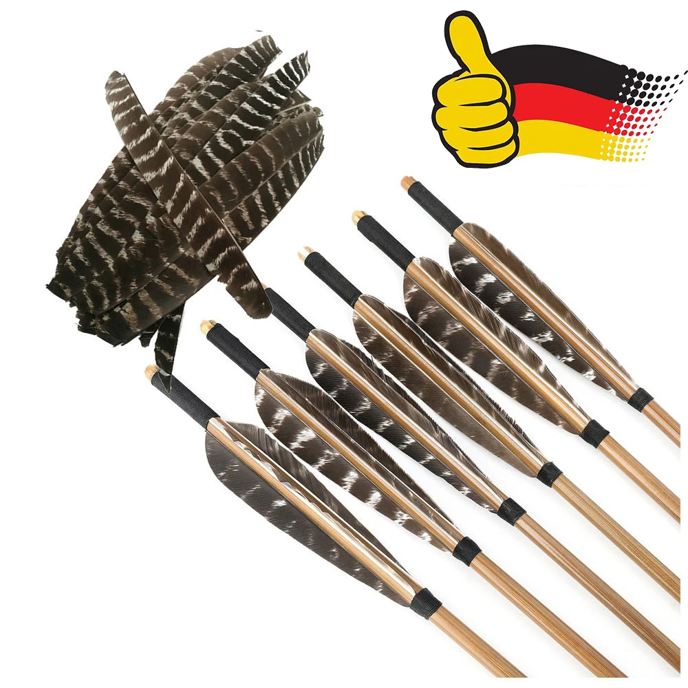 Plumas naturales para flechas de tiro con arco – Hazlo tú mismo caza - imagen 3