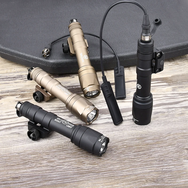 WADSN M600 Linterna táctica de metal para Picatinny luz de búsqueda - imagen 3