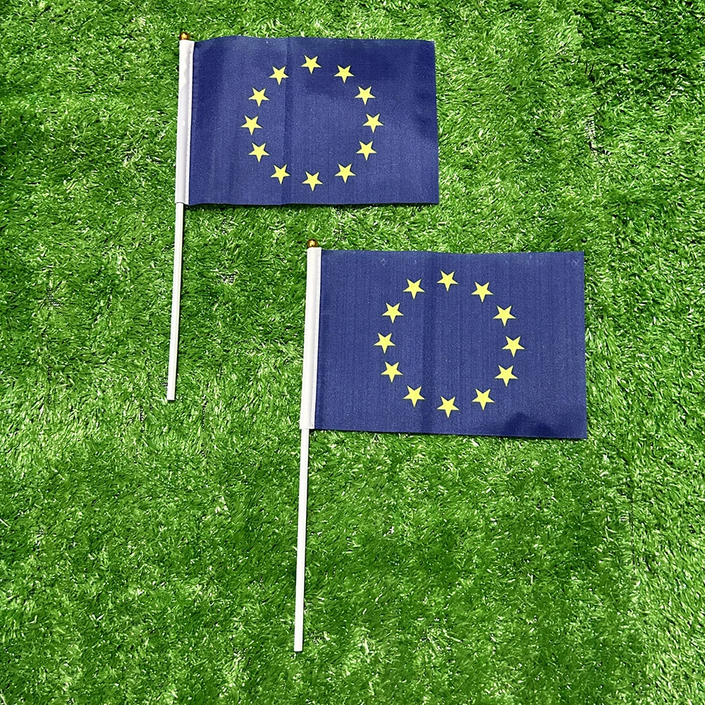 Bandera de mano - detalle