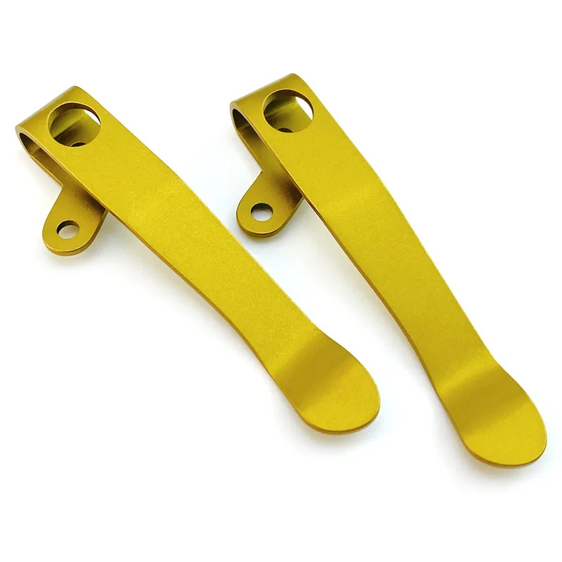 Clip de bolsillo Cold Steel AD-10 CNC titanio – Abrazadera trasera - imagen 2