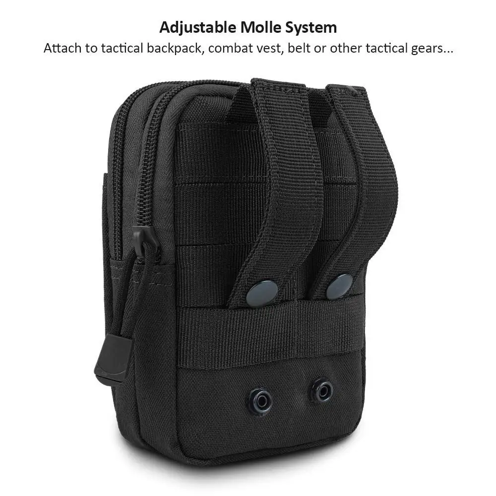 Funda riñonera MOLLE para teléfono – Táctica de cintura - imagen 3