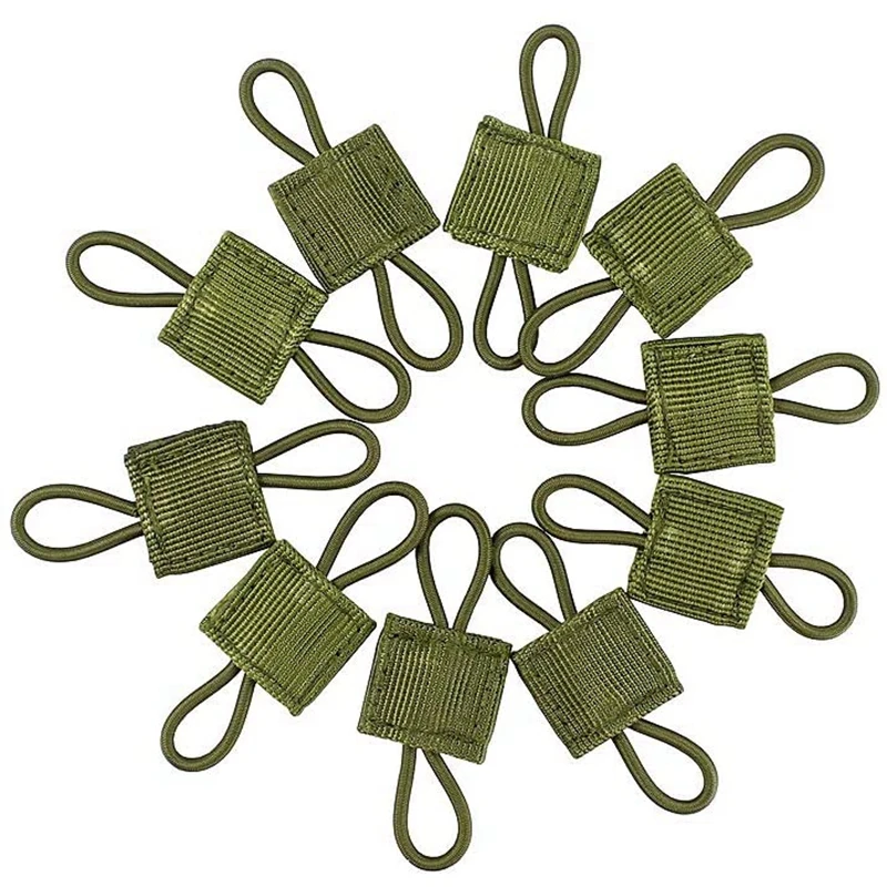Soporte MOLLE elástico retenedor de correas para chaleco táctico