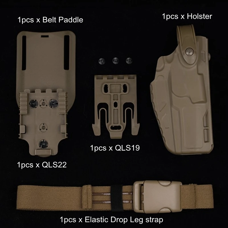 Funda táctica pierna P320 M17/M18 con QLS - imagen 5