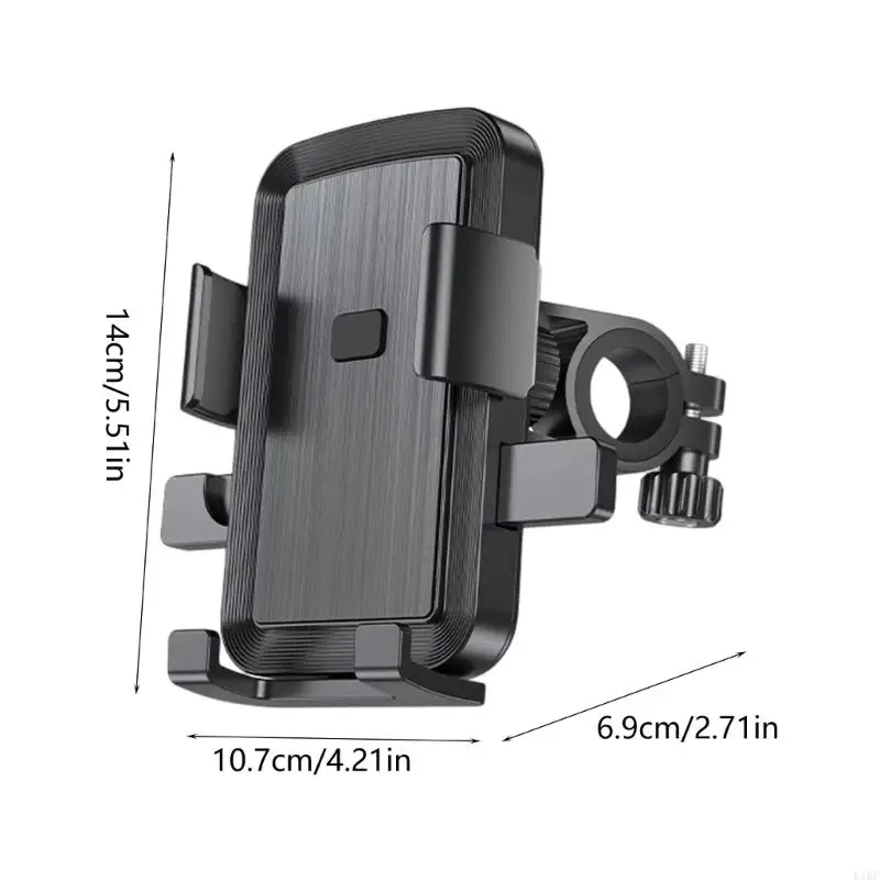 Soporte para teléfono en manillar y espejo retrovisor de moto - imagen 4