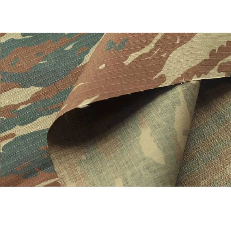 Tela táctica camuflaje geométrico twill poliéster outdoor DIY - imagen 4