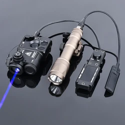 WADSN PERST-4 linterna táctica IR láser con riel Picatinny 20mm