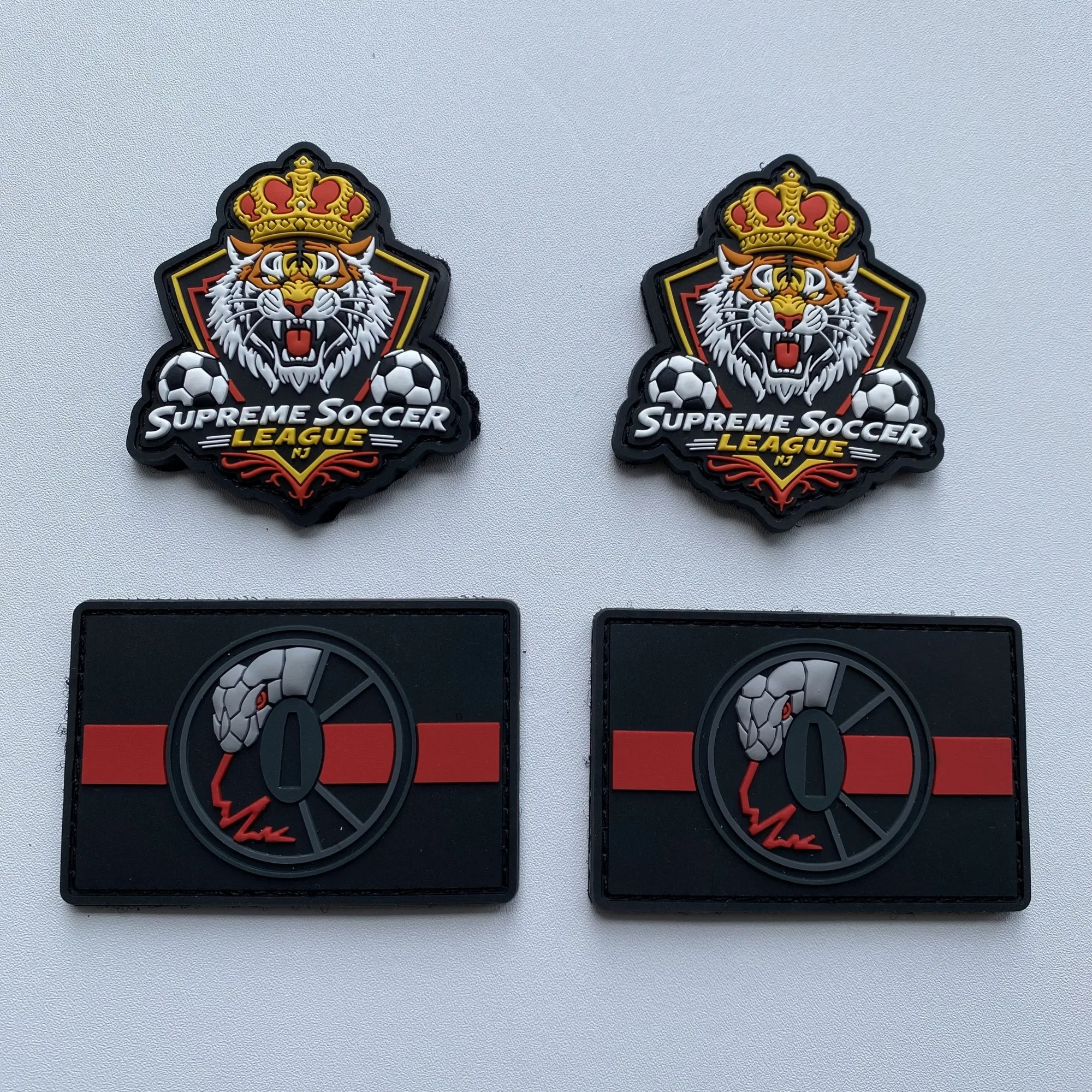 Parches tácticos termoadhesivos con logotipo bordado y velcro - imagen 4