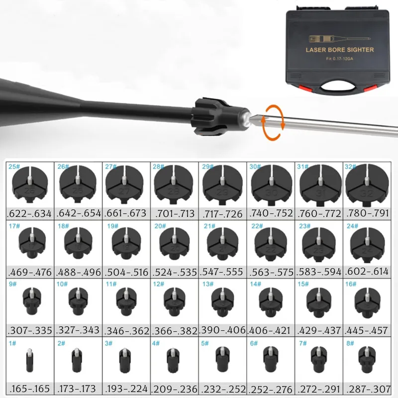 Colimador láser para alineación de cañón en rifle calibrador - imagen 5