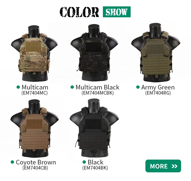 Chaleco táctico Emersongear LVAC ASSAULT vista frontal