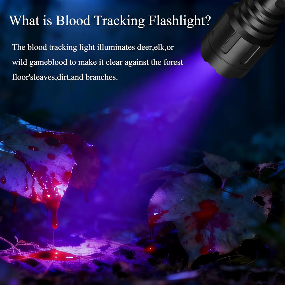 Linterna rastreo sangre recargable portátil caza nocturna - imagen 3