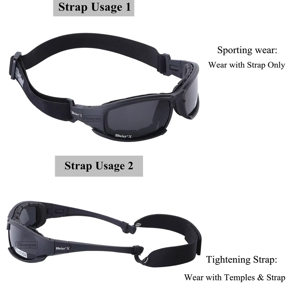 Gafas tácticas polarizadas camuflaje – Tiro y caza - imagen 5