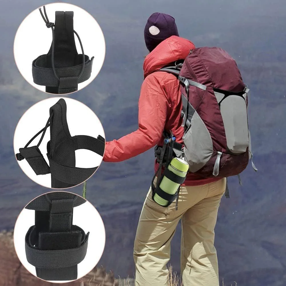 Bolsa MOLLE para botella de agua ligera, riñonera y mochila exterior - imagen 3