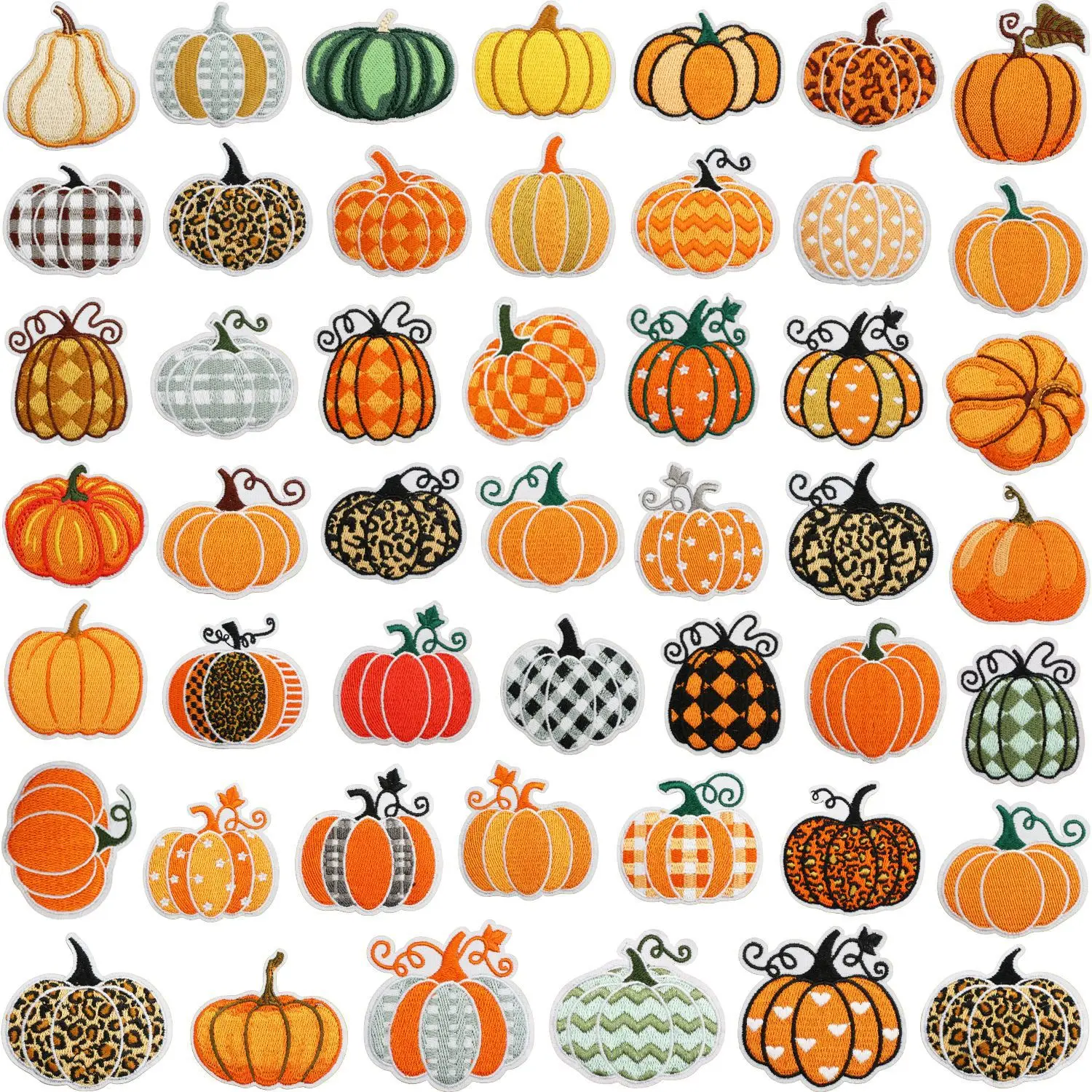Parche bordado calabaza Halloween – insignia para chaquetas - imagen 5