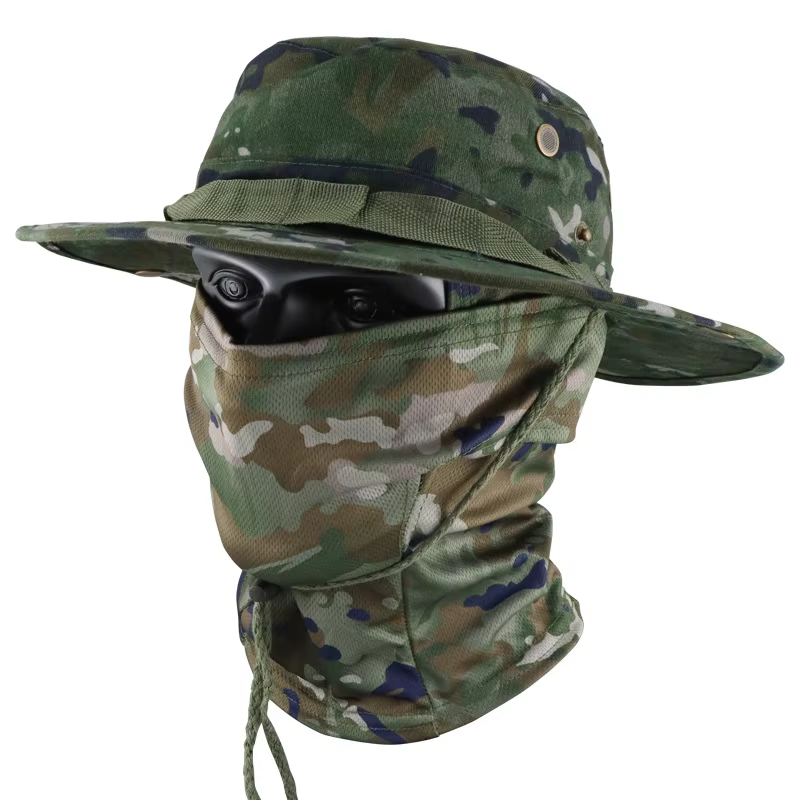 Gorra militar Bonnie protección solar – Exterior senderismo pesca multicolor - imagen 4