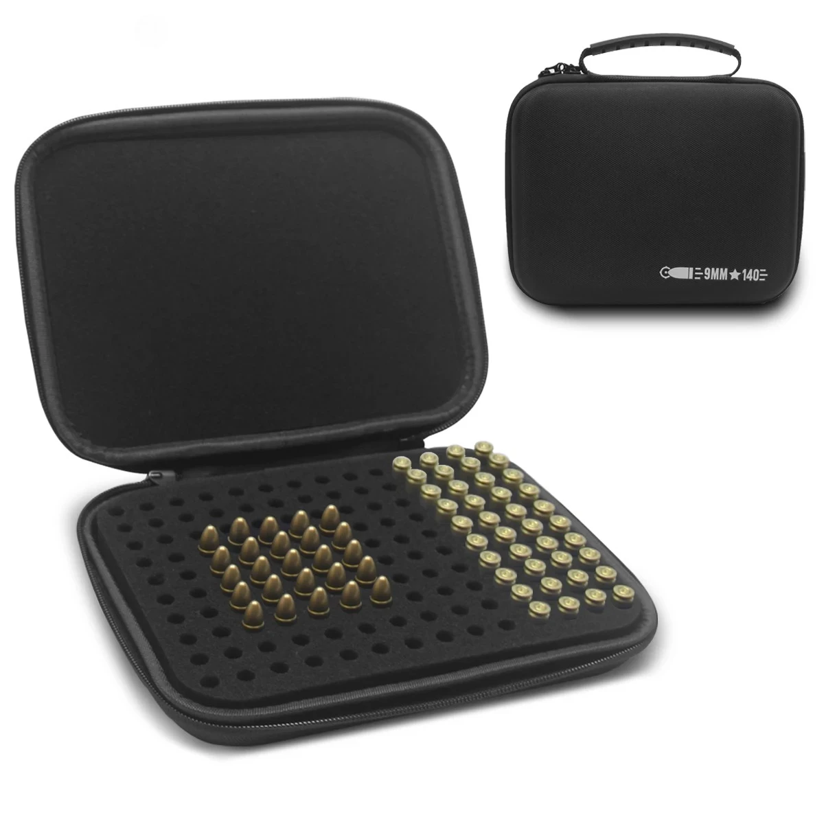 Estuche táctico para munición 9 mm con cerradura segura de viaje - imagen 3