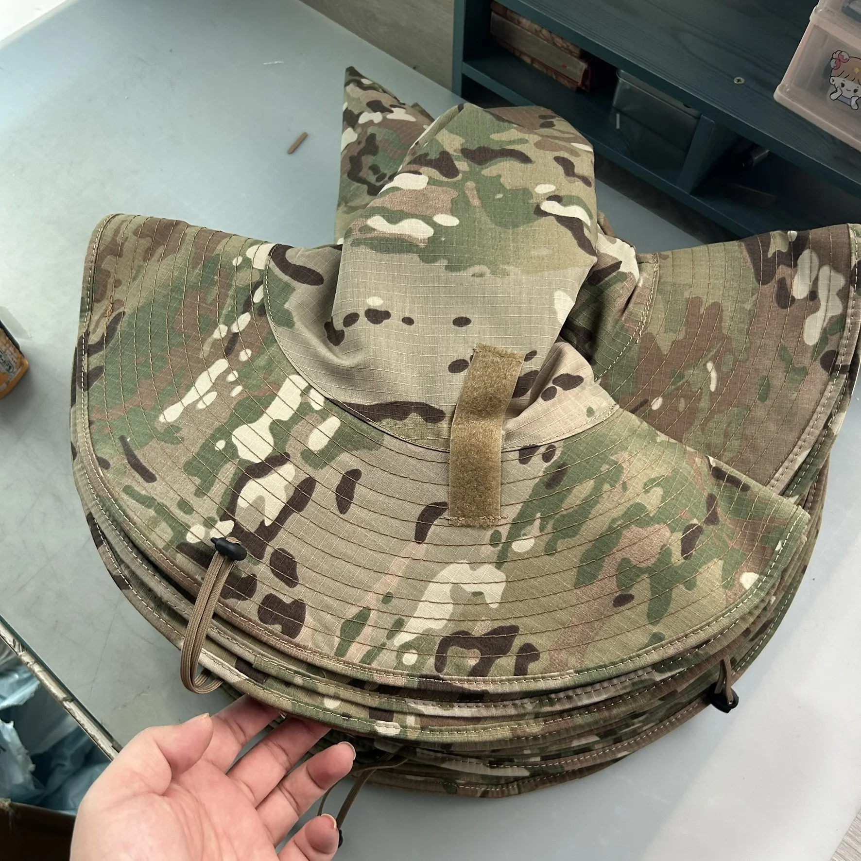 Sombrero táctico mago hechicero Halloween ala extragrande NVG IRR - imagen 5