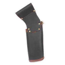 Bolsa de flechas para arco en cuero bovino, arquero diestro y portátil